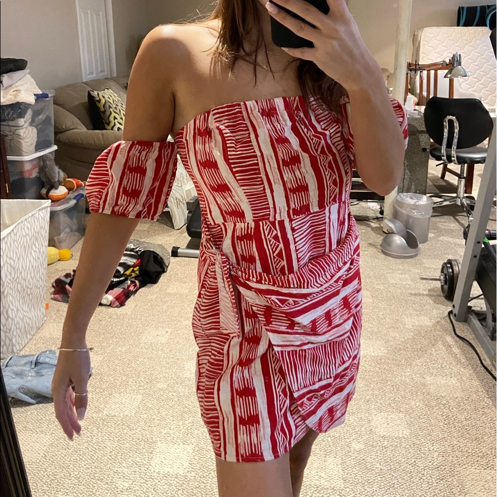 Aztec Red Dress - Picture 4 of 5